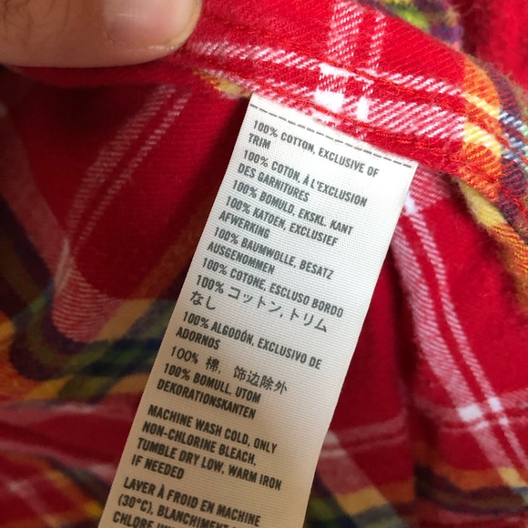 Hollister plaid shirt, size Small - Picture 5 of 6